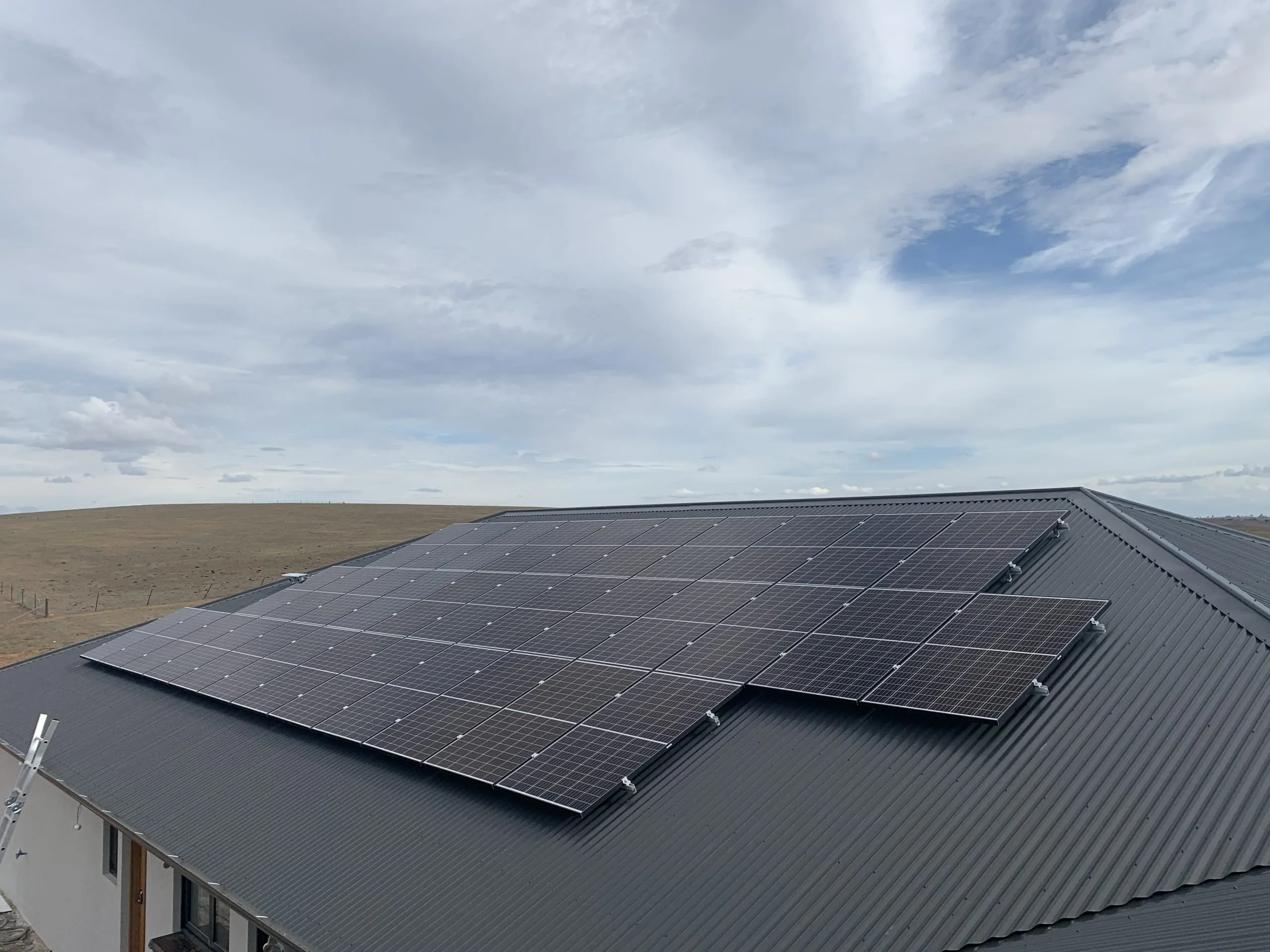 Solar panels installed on a Canberra rooftop