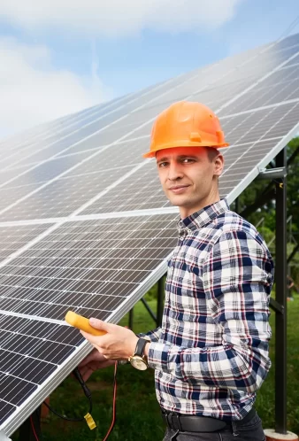 Rooftop solar installation